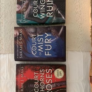 SARAH J. MAAS ACOTAR FIRST THREE BOOKS ORIGINAL HARDCOVER (RARE)